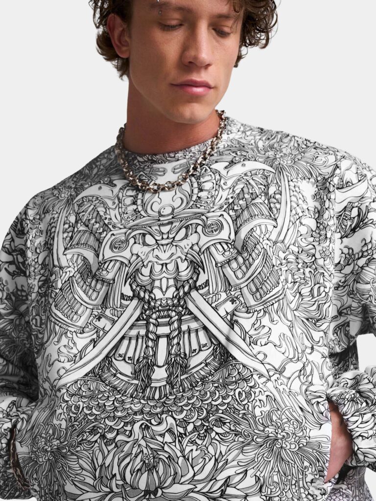 SAMURAI STORY 3.0 MILKY [СВИТШОТ OVRSZ УНИСЕКС]