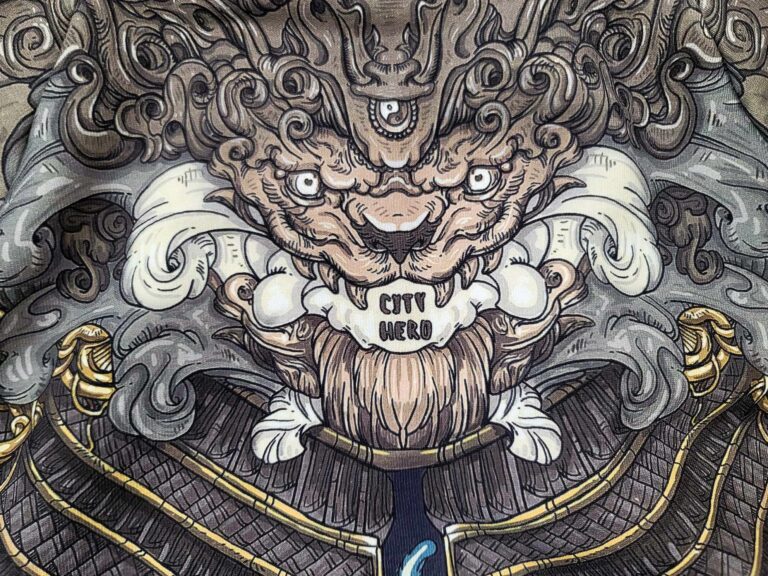 AKITA SAMURAI BLUE [ХУДИ УНИСЕКС]