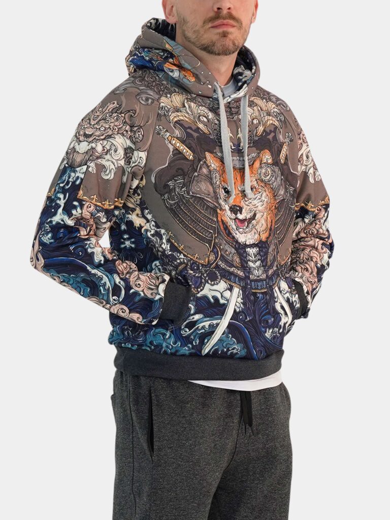 AKITA SAMURAI BLUE [ХУДИ УНИСЕКС]