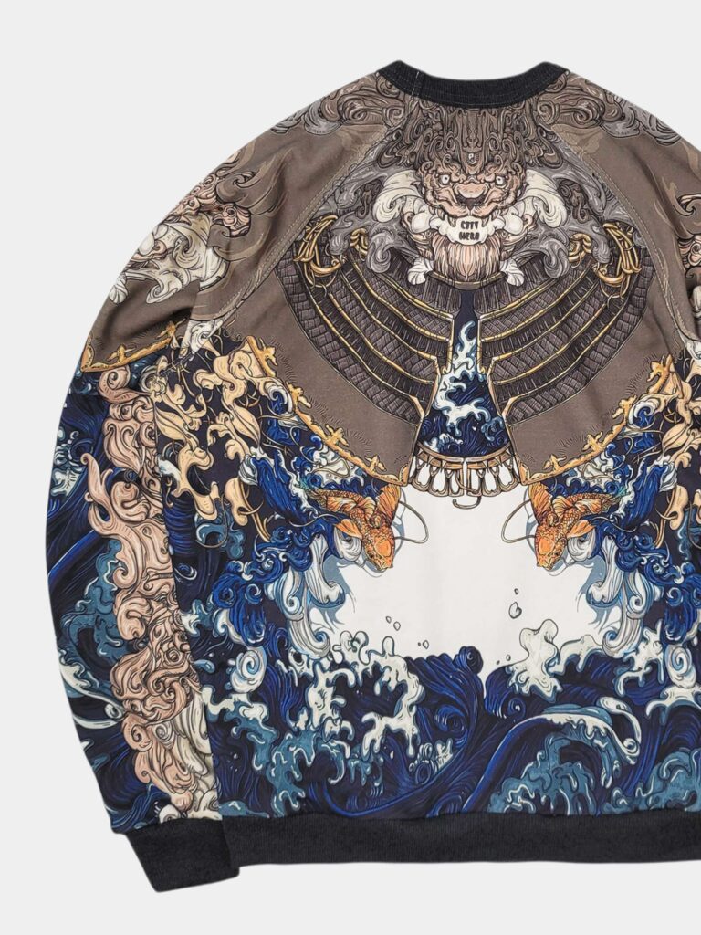 AKITA SAMURAI BLUE [СВИТШОТ УНИСЕКС]