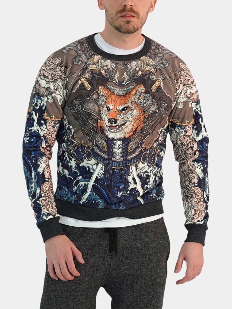 AKITA SAMURAI BLUE [СВИТШОТ УНИСЕКС]