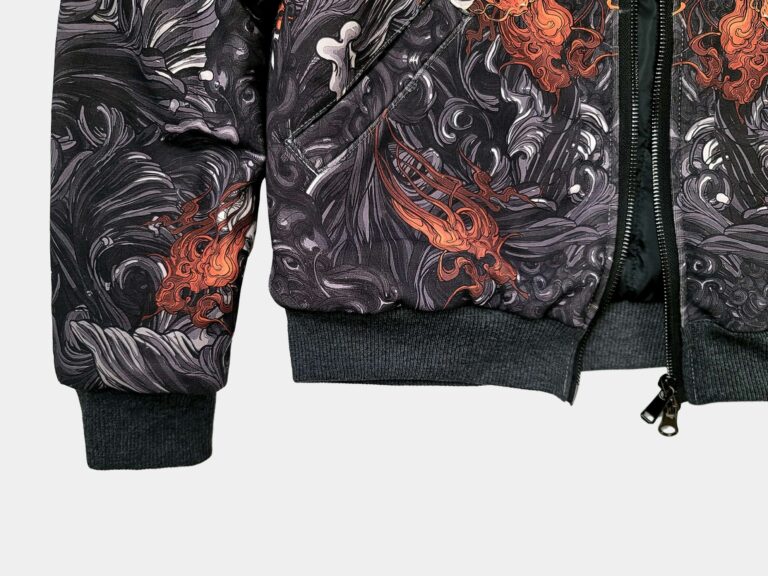 AKITA SAMURAI BLACK [БОМБЕР УНИСЕКС]