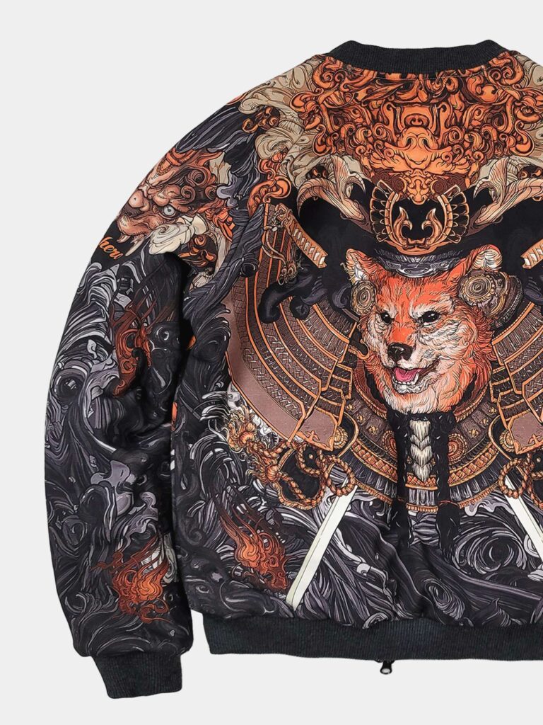 AKITA SAMURAI BLACK [БОМБЕР УНИСЕКС]