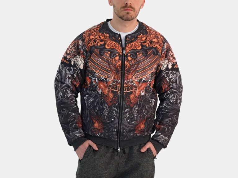 AKITA SAMURAI BLACK [БОМБЕР УНИСЕКС]