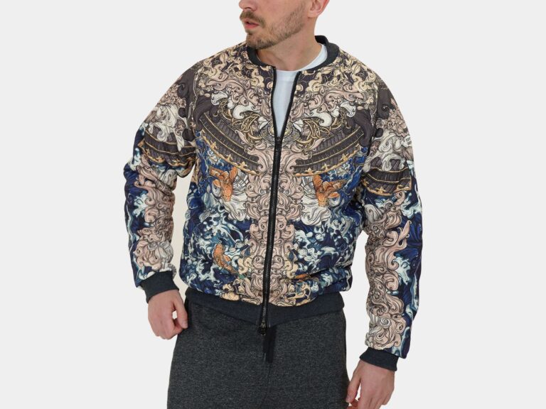 AKITA SAMURAI BLUE [БОМБЕР УНИСЕКС]