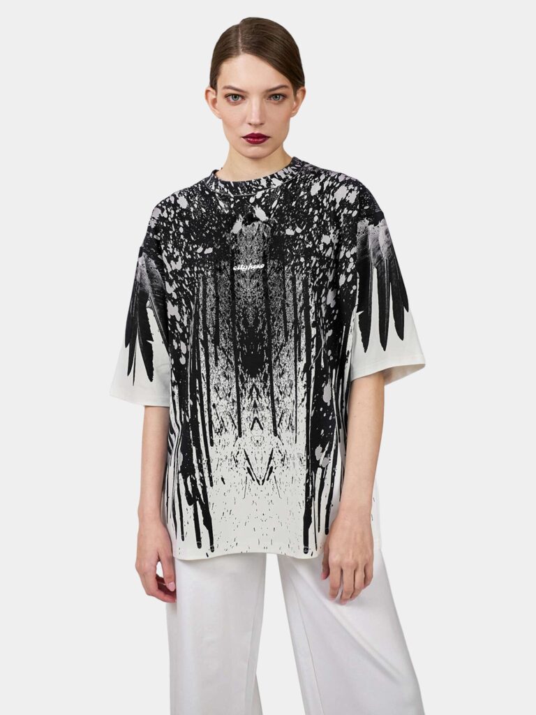 WINGS OF DARK BLACK [ФУТБОЛКА OVRSZ УНИСЕКС]