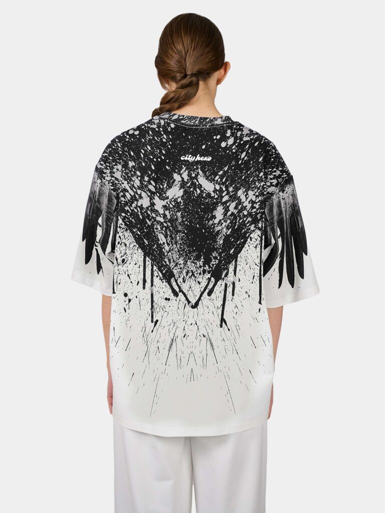 WINGS OF DARK BLACK [ФУТБОЛКА OVRSZ УНИСЕКС]