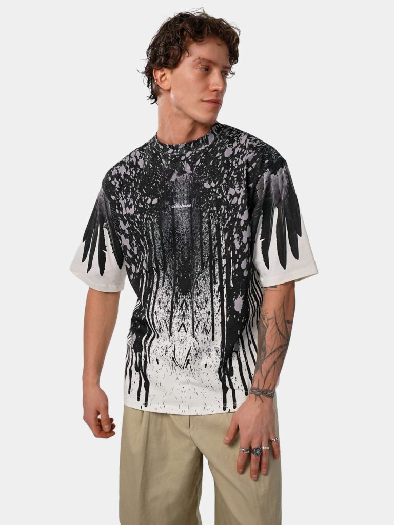 WINGS OF DARK BLACK [ФУТБОЛКА OVRSZ УНИСЕКС]