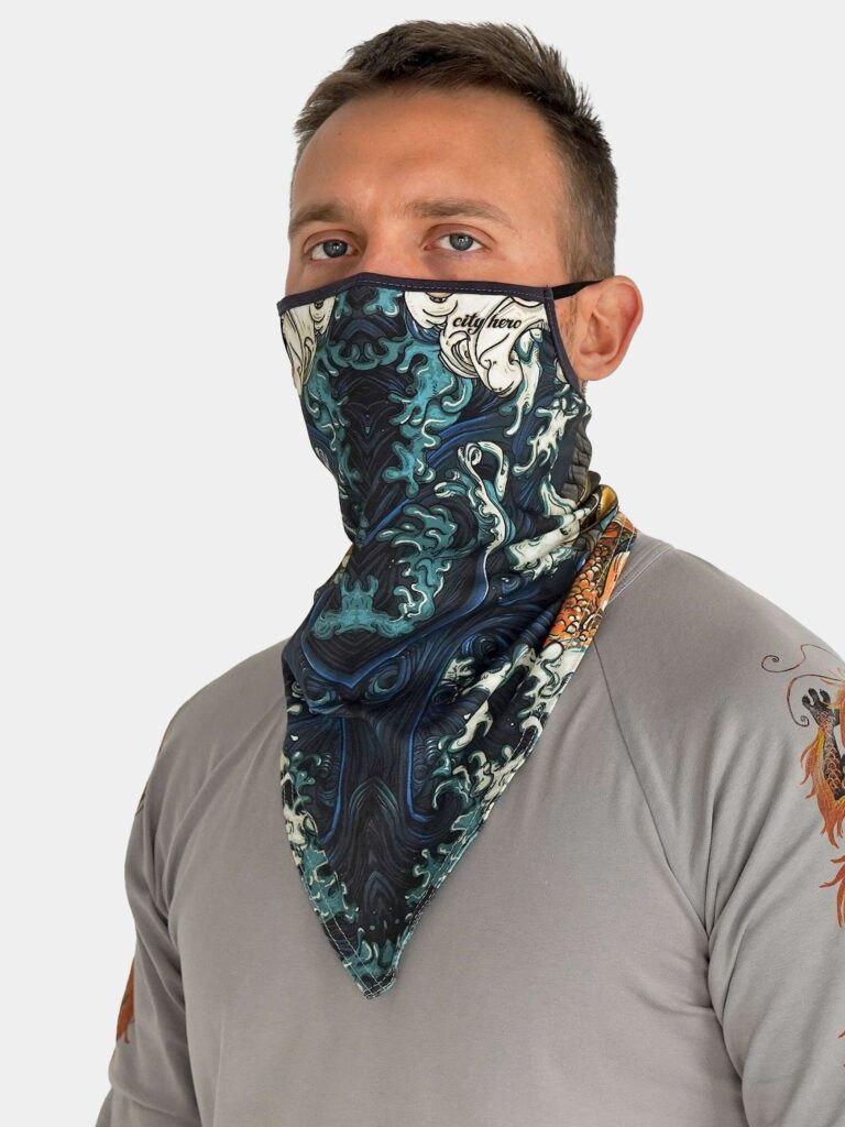 AKITA SAMURAI BLUE [МАСКА-ПЛАТОК УНИСЕКС]