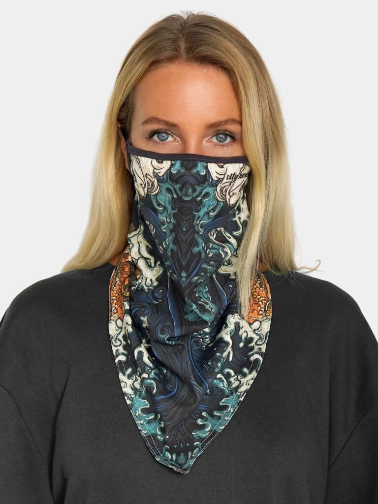 AKITA SAMURAI BLUE [МАСКА-ПЛАТОК УНИСЕКС]