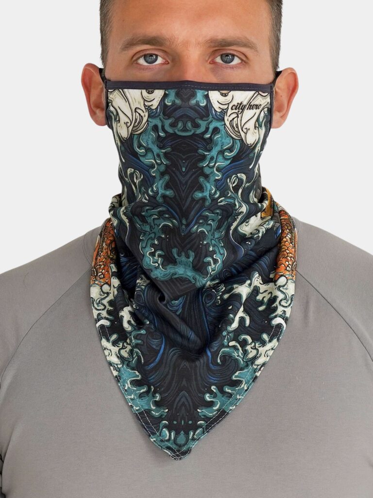 AKITA SAMURAI BLUE [МАСКА-ПЛАТОК УНИСЕКС]