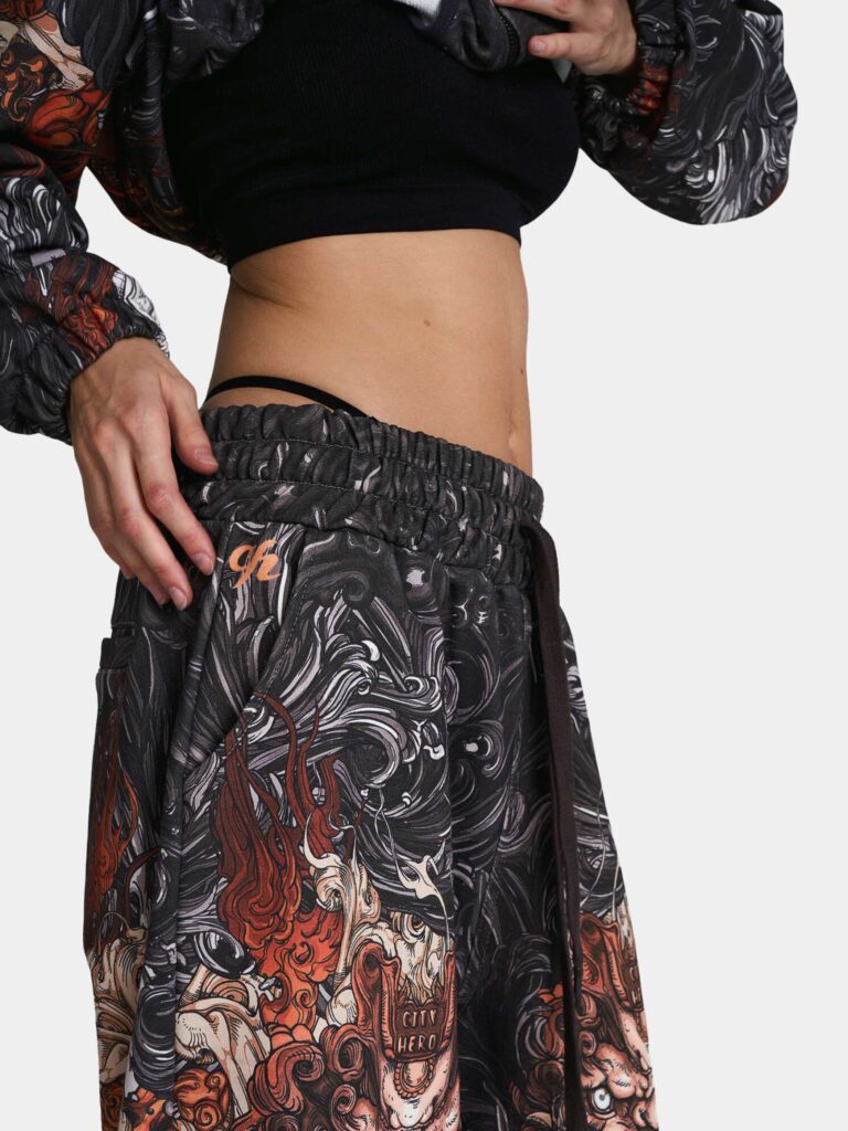 AKITA SAMURAI BLACK [ДЖОГГЕРЫ OVRSZ УНИСЕКС]