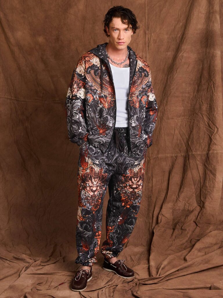 AKITA SAMURAI BLACK [ZIP-ХУДИ OVRSZ УНИСЕКС]