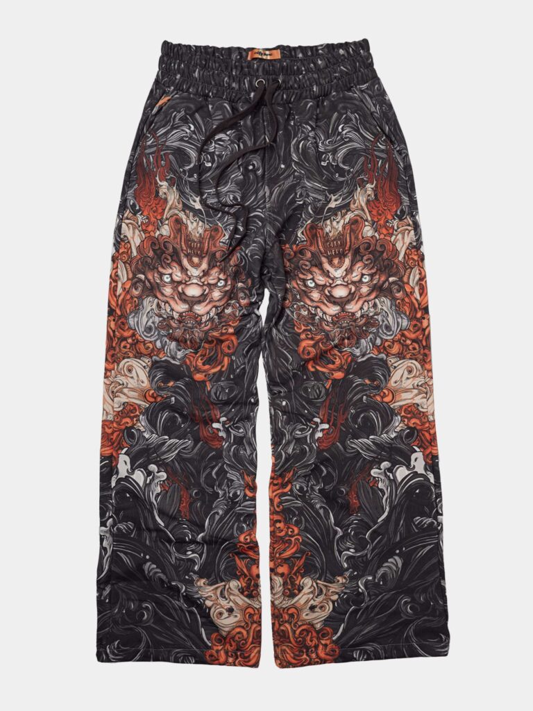 AKITA SAMURAI BLACK [ШТАНЫ ШИРОКИЕ OVRSZ УНИСЕКС]