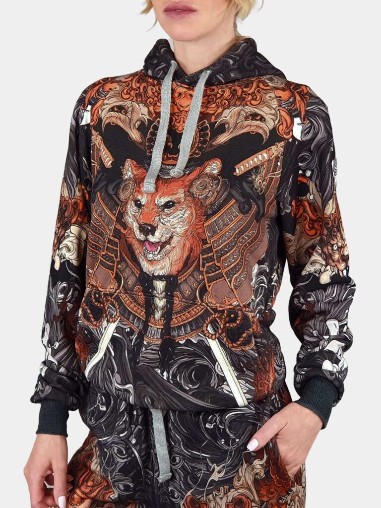 AKITA SAMURAI BLACK [ХУДИ УНИСЕКС]