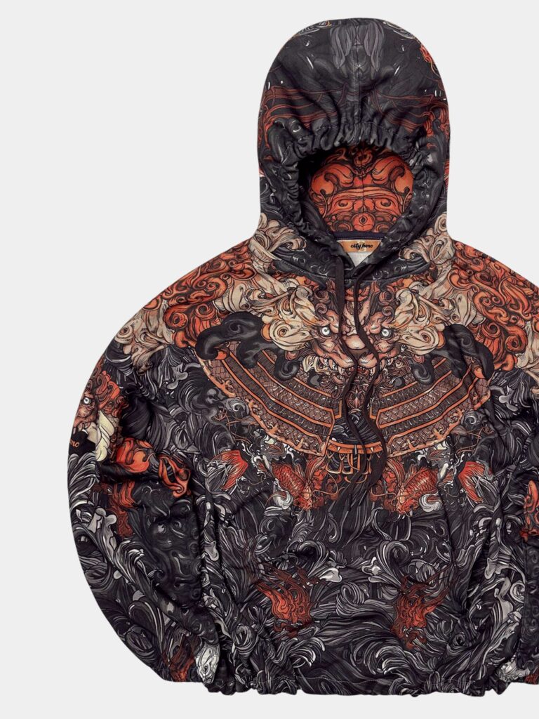 AKITA SAMURAI BLACK [ХУДИ OVRSZ УНИСЕКС]