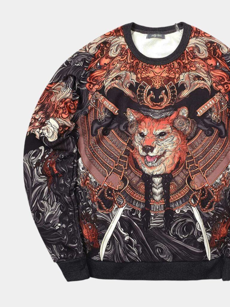 AKITA SAMURAI BLACK [СВИТШОТ УНИСЕКС]