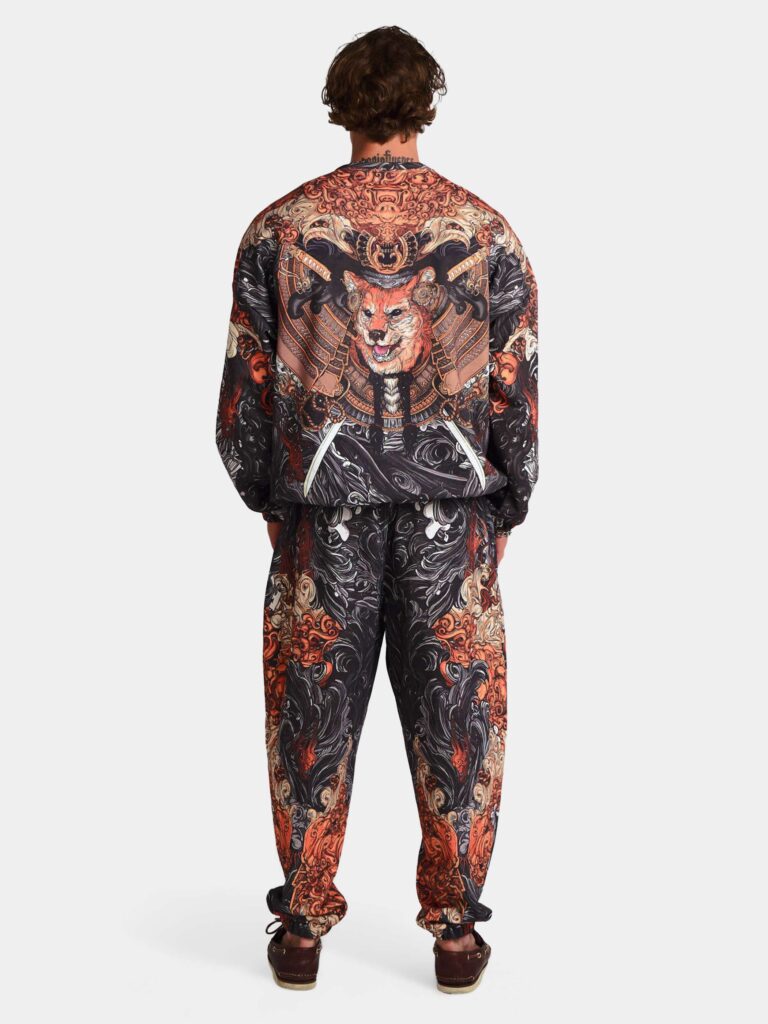 AKITA SAMURAI BLACK [СВИТШОТ OVRSZ УНИСЕКС]