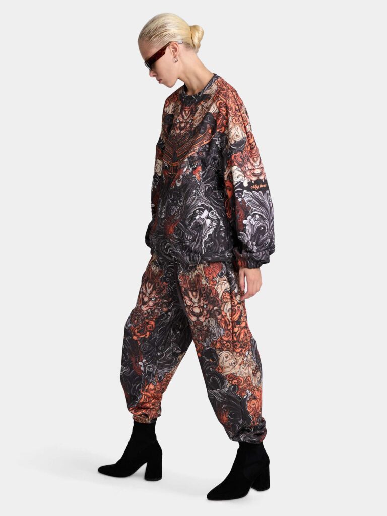 AKITA SAMURAI BLACK [СВИТШОТ OVRSZ УНИСЕКС]