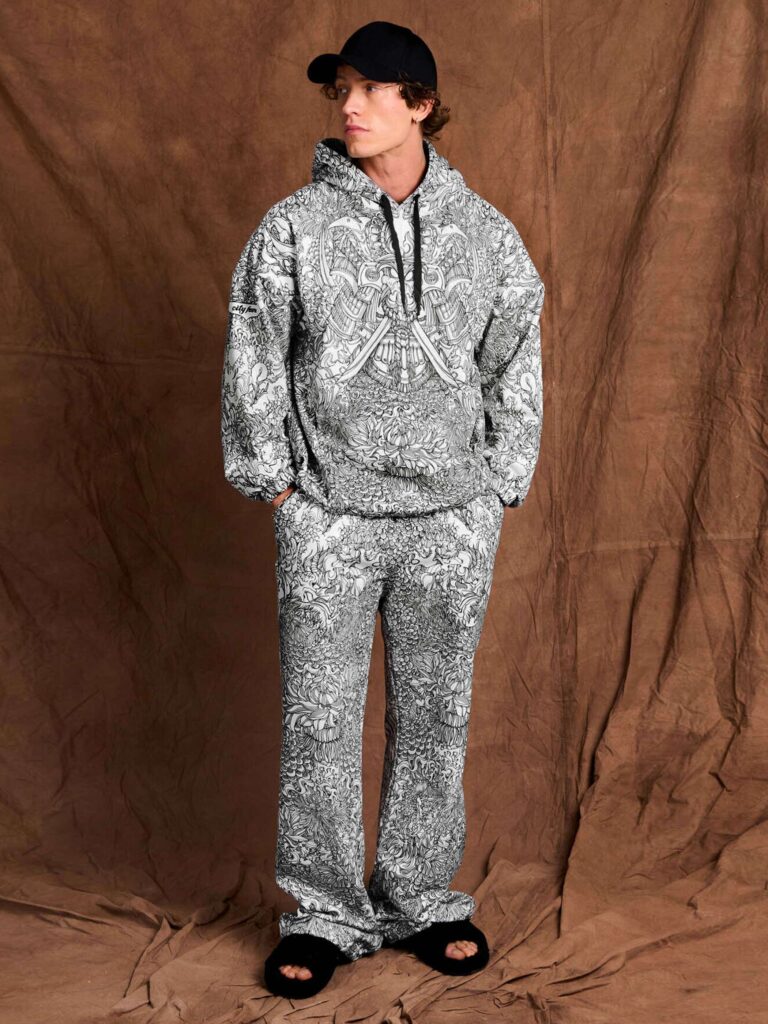 SAMURAI STORY 3.0 MILKY [ШТАНЫ ШИРОКИЕ OVRSZ УНИСЕКС]