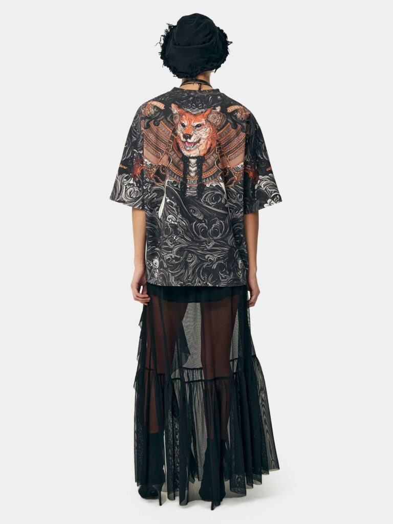 AKITA SAMURAI BLACK [ФУТБОЛКА OVRSZ УНИСЕКС]