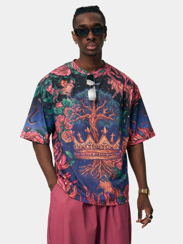 ЛЕВ HEROSCOPE [ФУТБОЛКА OVRSZ УНИСЕКС]