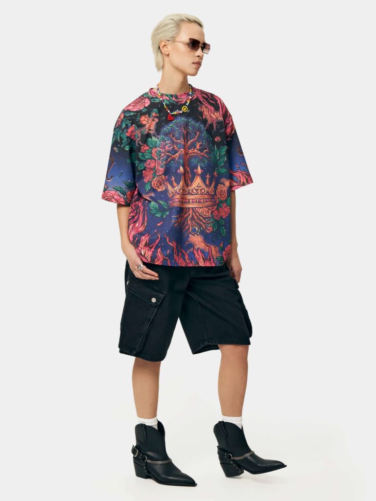 ЛЕВ HEROSCOPE [ФУТБОЛКА OVRSZ УНИСЕКС]