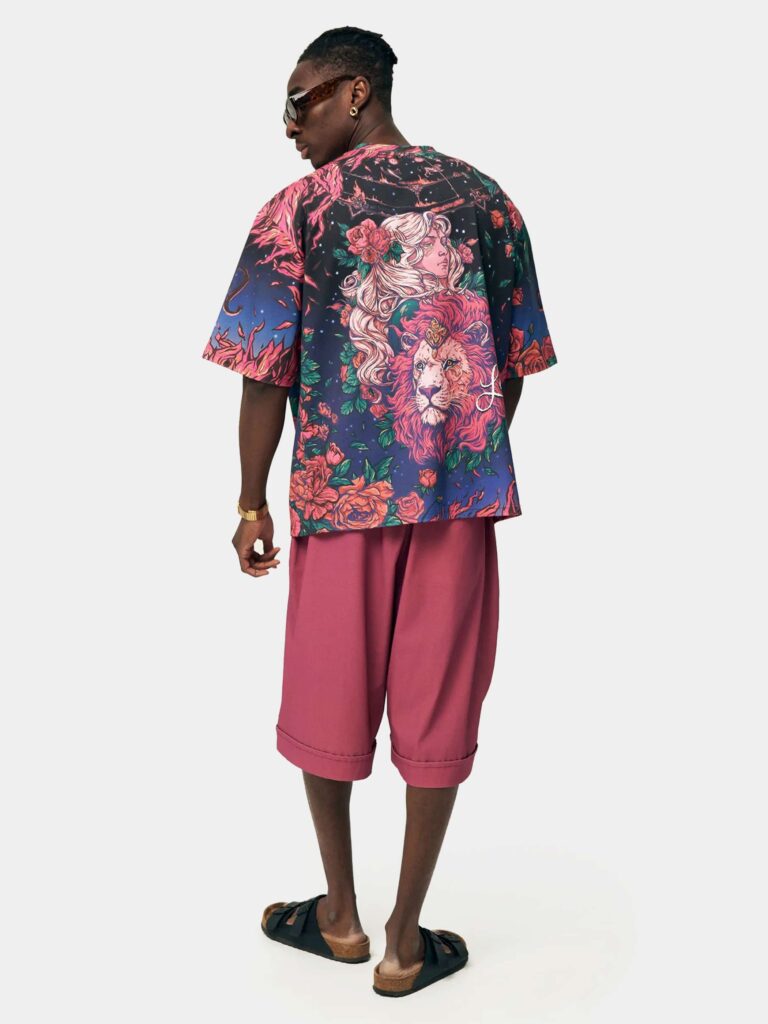 ЛЕВ HEROSCOPE [ФУТБОЛКА OVRSZ УНИСЕКС]