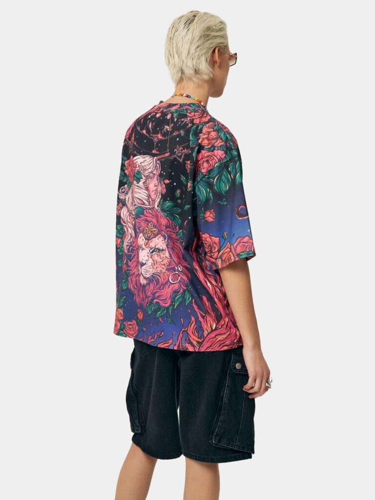 ЛЕВ HEROSCOPE [ФУТБОЛКА OVRSZ УНИСЕКС]