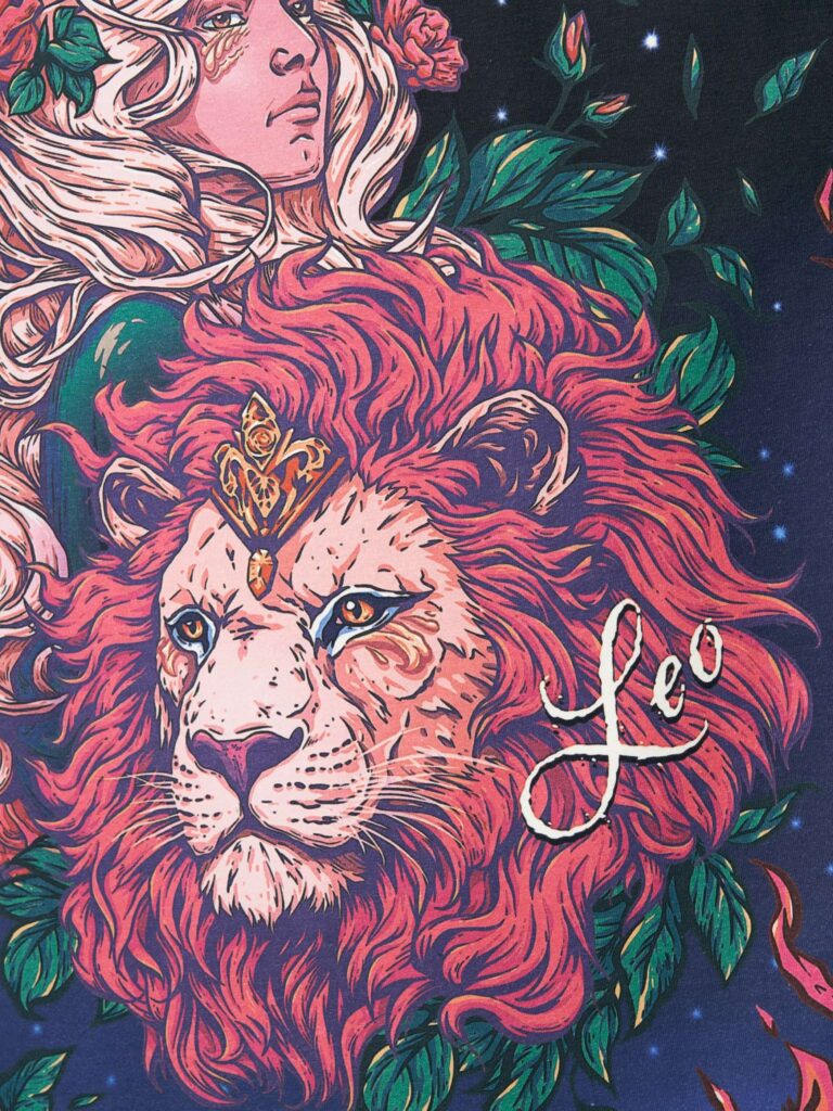 ЛЕВ HEROSCOPE [ФУТБОЛКА OVRSZ УНИСЕКС]