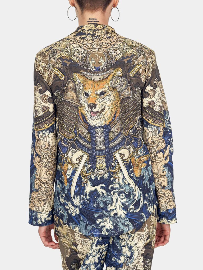 AKITA SAMURAI BLUE [РУБАШКА УНИСЕКС]