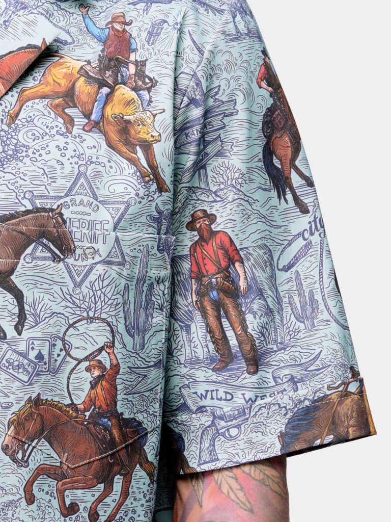 КОВБОИ [РУБАШКА УНИСЕКС *short]