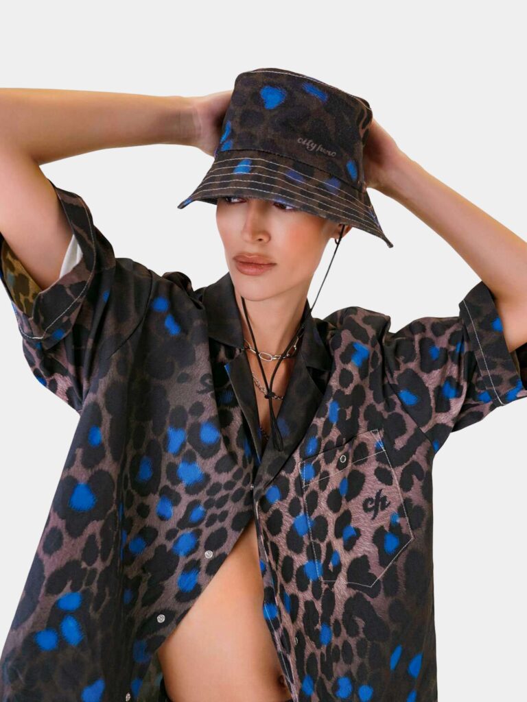 LEOPARD ANIMALISM [РУБАШКА OVRSZ УНИСЕКС *short]