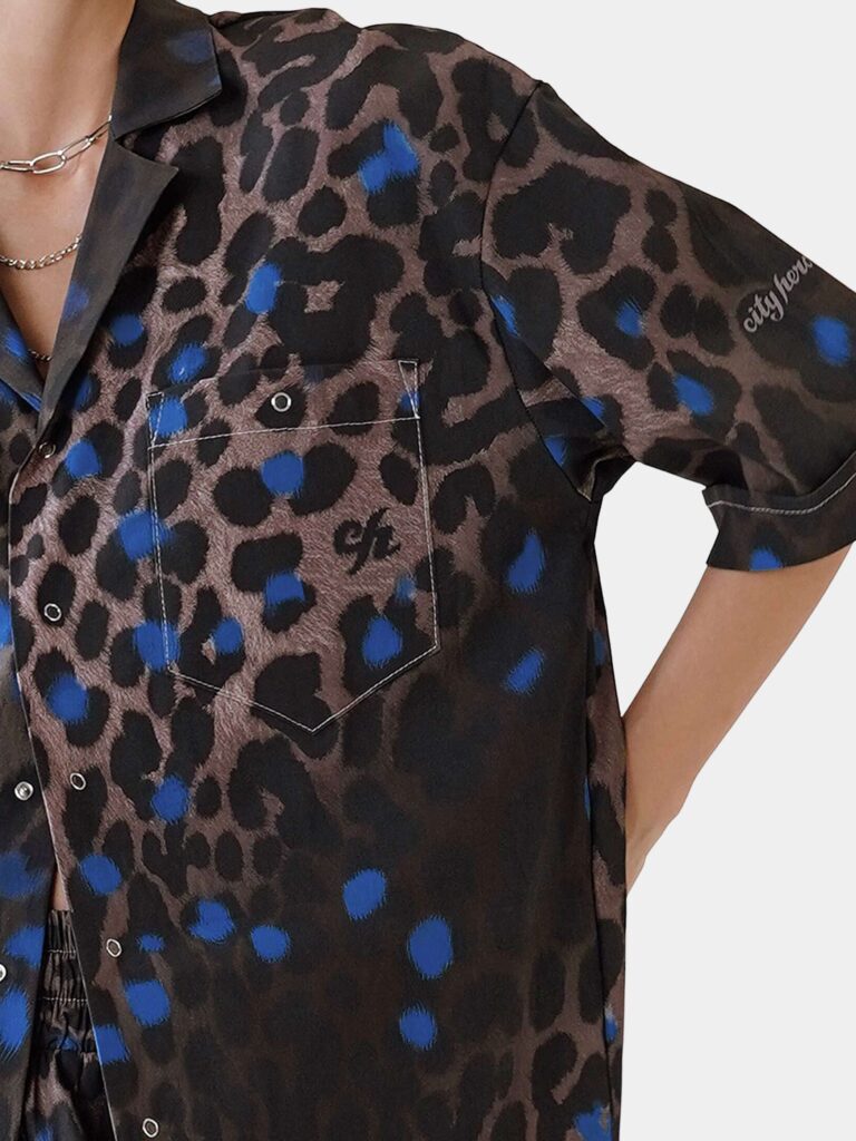 LEOPARD ANIMALISM [РУБАШКА OVRSZ УНИСЕКС *short]