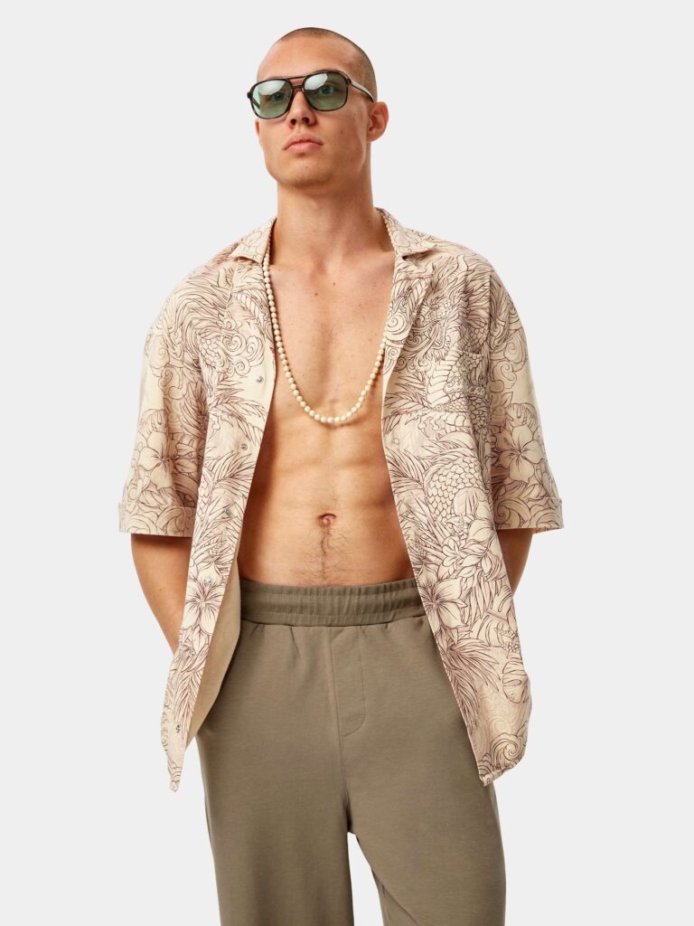 PACIFIC LIGHT [РУБАШКА OVRSZ УНИСЕКС *short]