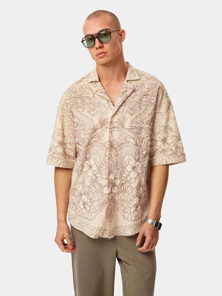 PACIFIC LIGHT [РУБАШКА OVRSZ УНИСЕКС *short]