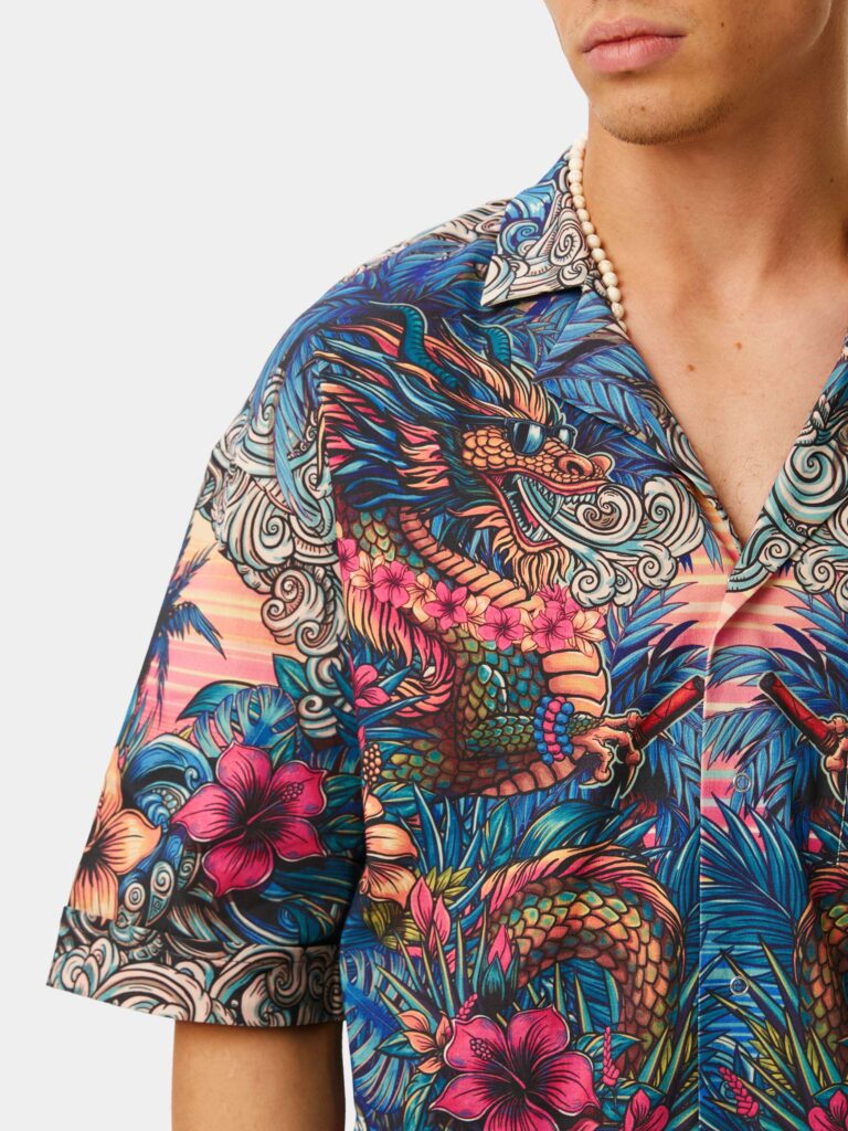 PACIFIC VIVID [РУБАШКА OVRSZ УНИСЕКС *short]