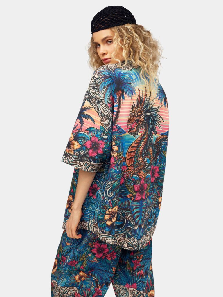 PACIFIC VIVID [РУБАШКА OVRSZ УНИСЕКС *short]