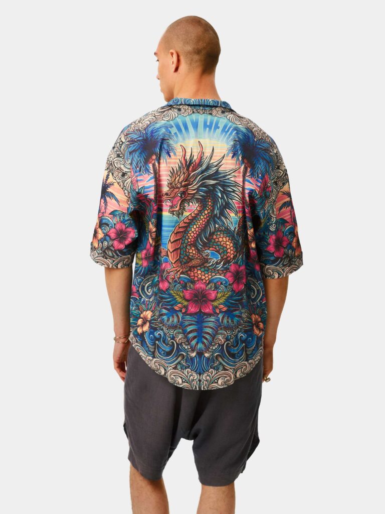 PACIFIC VIVID [РУБАШКА OVRSZ УНИСЕКС *short]