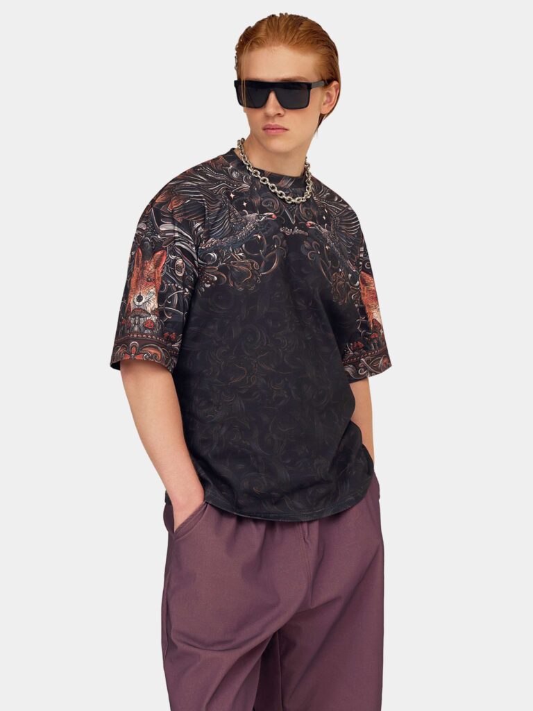 РУССКАЯ НОЧЬ [ФУТБОЛКА OVRSZ УНИСЕКС]