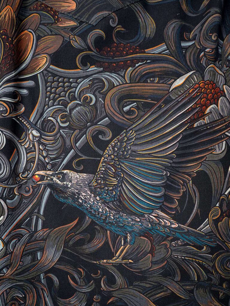 РУССКАЯ НОЧЬ [РУБАШКА OVRSZ УНИСЕКС *short]