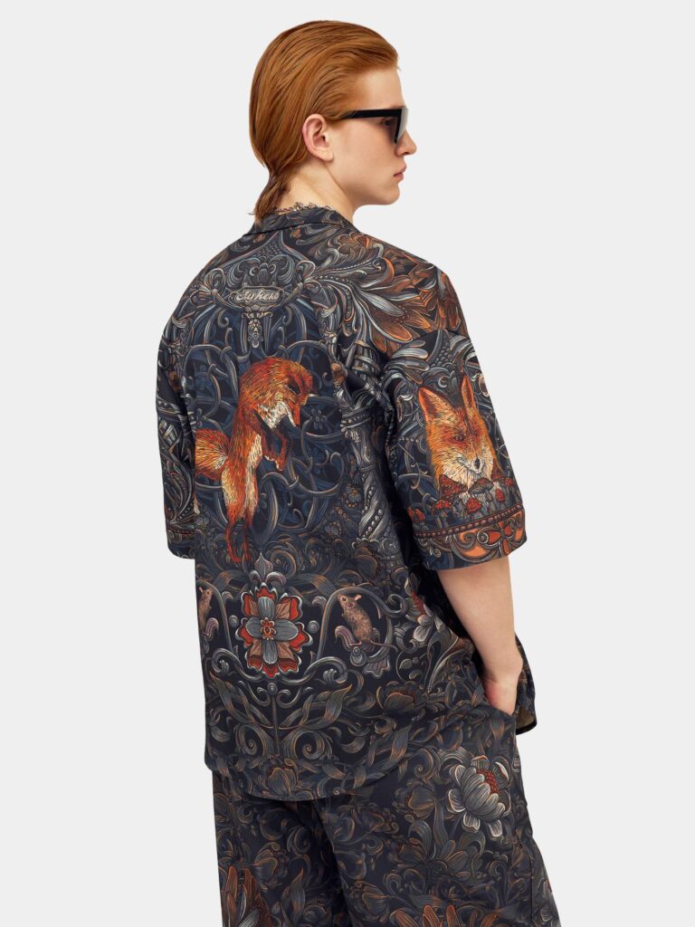 РУССКАЯ НОЧЬ [РУБАШКА OVRSZ УНИСЕКС *short]