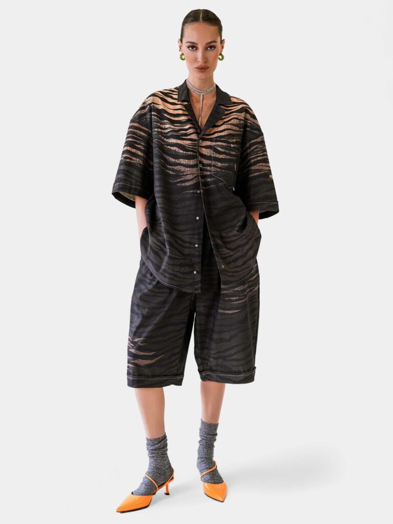 TIGER ANIMALISM [РУБАШКА OVRSZ УНИСЕКС *short]