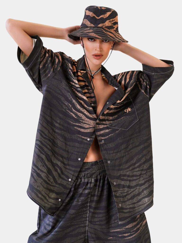 TIGER ANIMALISM [РУБАШКА OVRSZ УНИСЕКС *short]