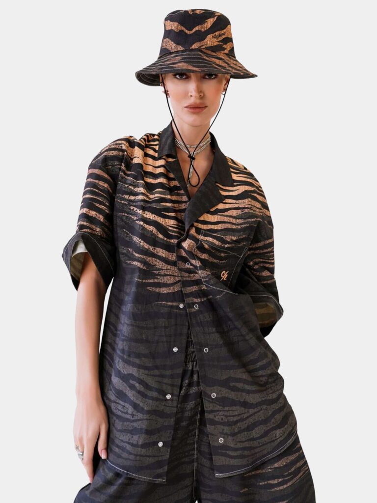 TIGER ANIMALISM [РУБАШКА OVRSZ УНИСЕКС *short]