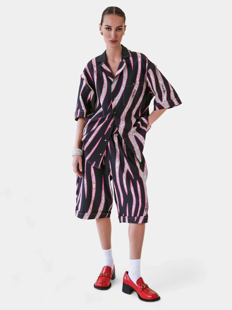 ZEBRA ANIMALISM [ШОРТЫ OVRSZ УНИСЕКС]