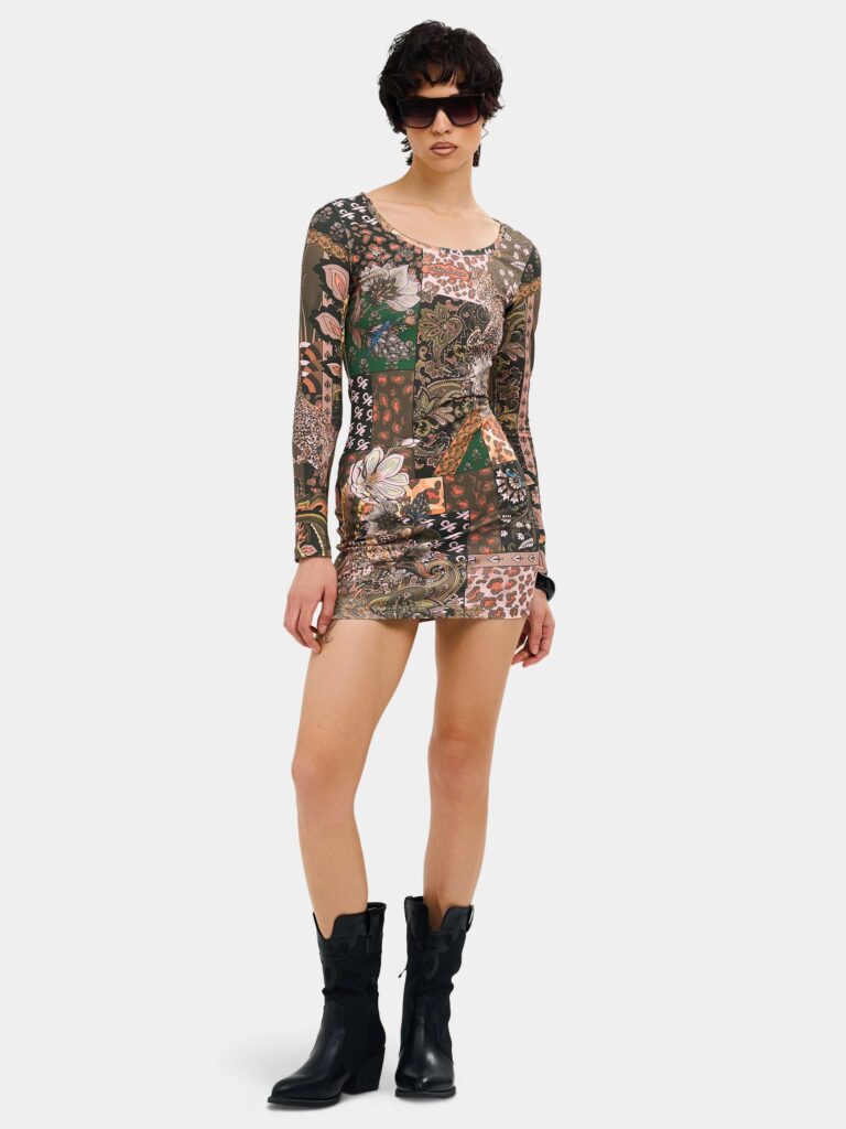 ПЕЙСЛИ САФАРИ [ПЛАТЬЕ-ЛОНГСЛИВ]