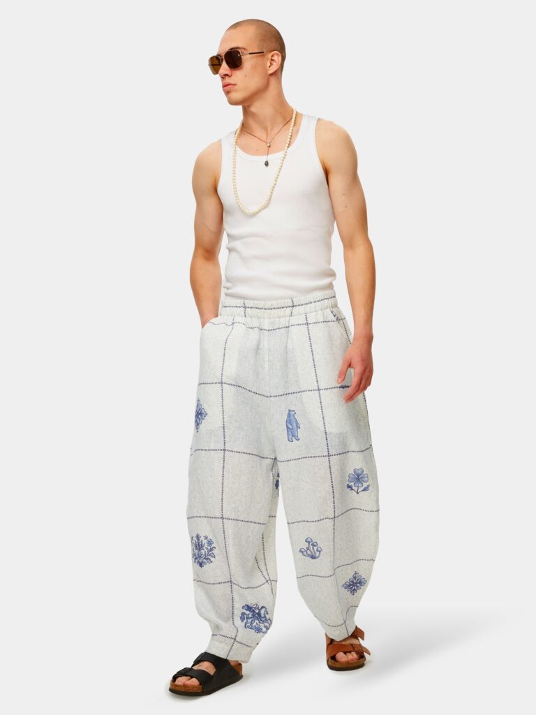 ИНДИГО [БРЮКИ LAZY MONEY]